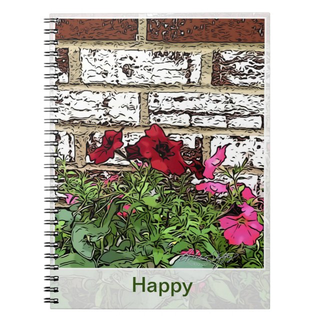 Petunias Notebook (Front)