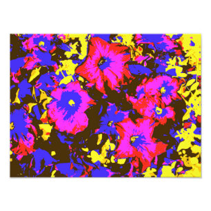 PETUNIAS PHOTO PRINT