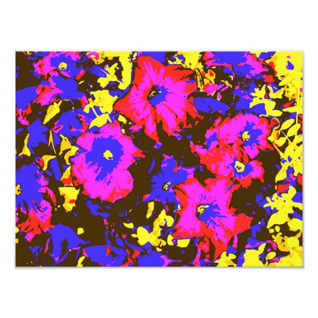 PETUNIAS PHOTO PRINT (Front)