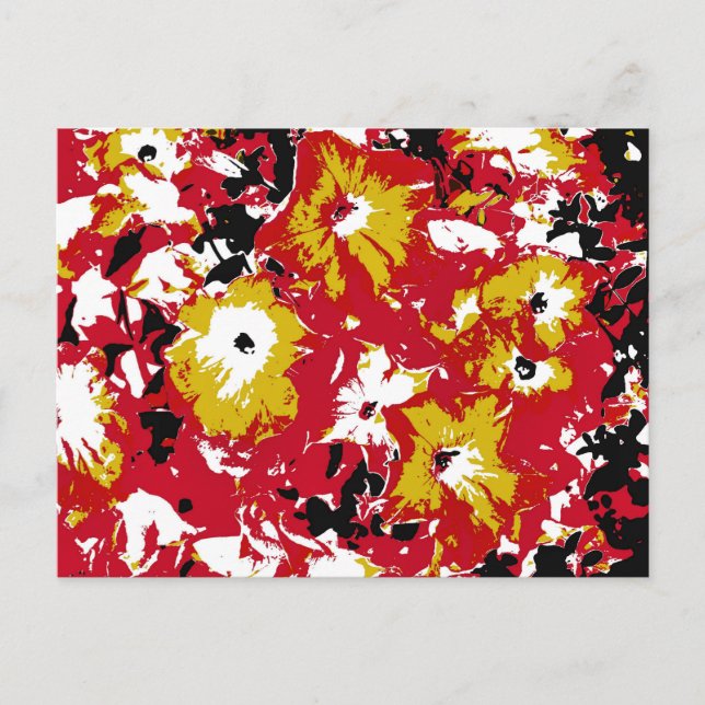 PETUNIAS POSTCARD (Front)