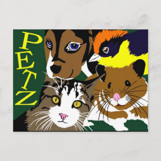 Petz World anime manga vector art Postcard
