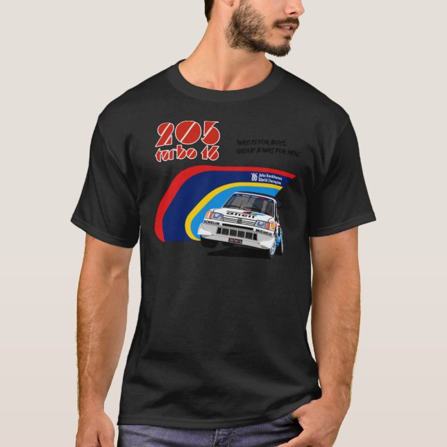 Peugeot 205 T16 Classic T-Shirt (Front)