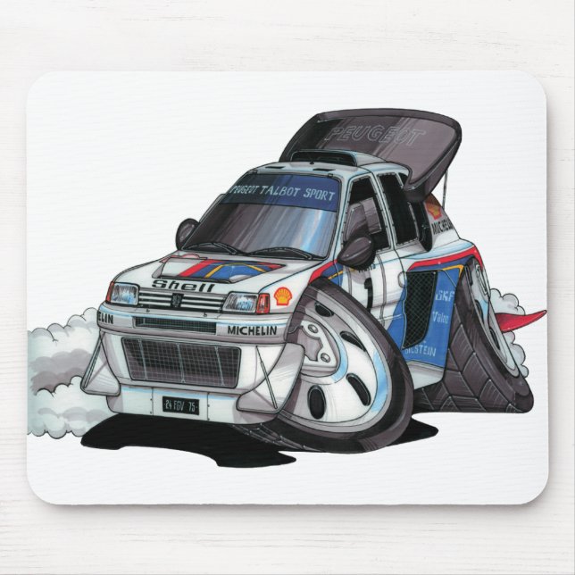Peugeot 205 Turbo 16 Mouse Mat (Front)