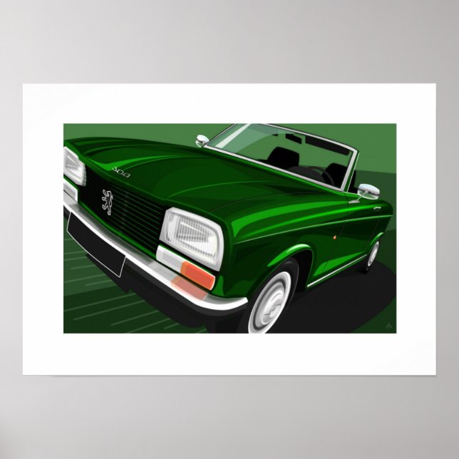 Peugeot 304 Convertible Poster (Front)