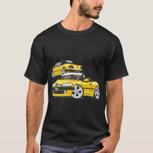 Peugeot 306 Cabriolet caricature yellow T-Shirt