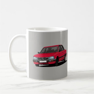 Peugeot 505 - red - coffee mug