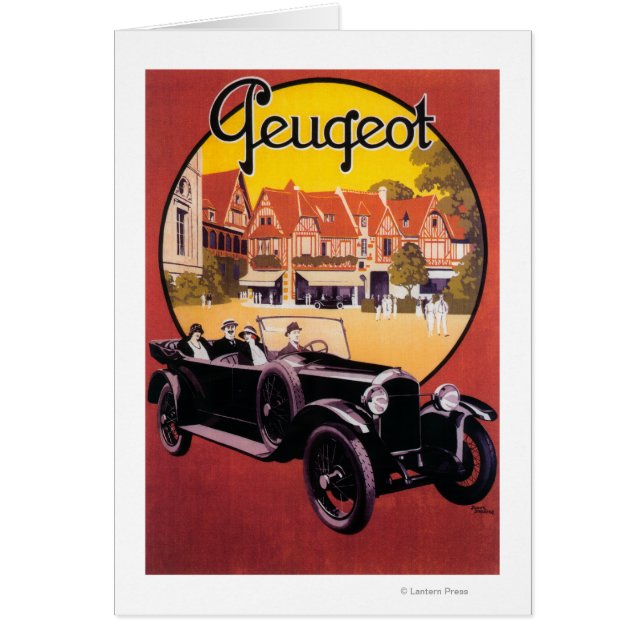 Peugeot Automobile Promotional Poster (Front)