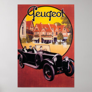 Peugeot Automobile Promotional Poster