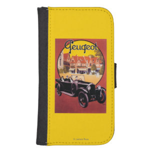 Peugeot Automobile Promotional Poster Samsung S4 Wallet Case