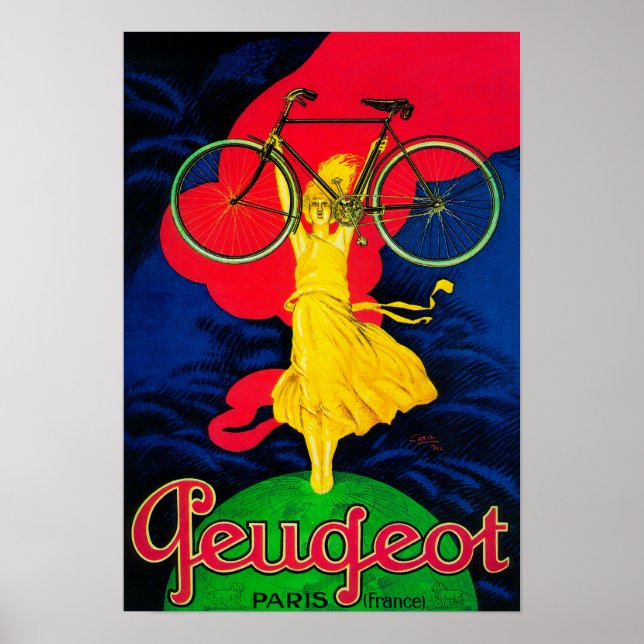 Peugeot Bicycle Vintage PosterEurope Poster (Front)