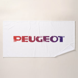 Peugeot cool retro   bath towel