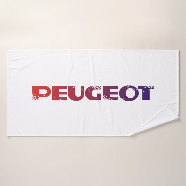 Peugeot cool retro   bath towel (Bath Towel)