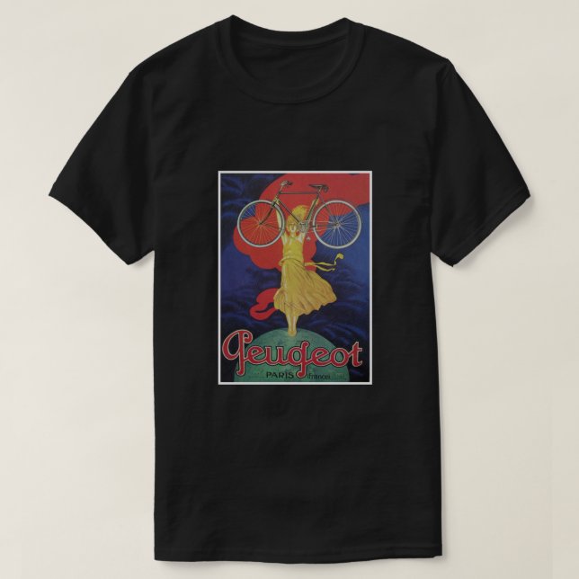 Peugeot Vintage Bicycle Poster Essential T-Shirt (Design Front)