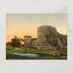 Pevensey Castle, East Sussex, England Postcard