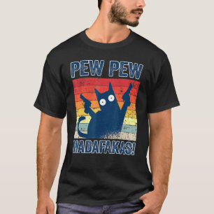 Pew Pew Madafakas Cats Tops Summer Pyjamas Pew Pew