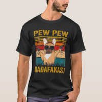Pew Pew Madafakas French Bulldog Funny Dog Guns Fr