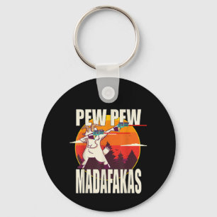 Pew Pew Madafakas Pew Pew Madafakas Goat Key Ring