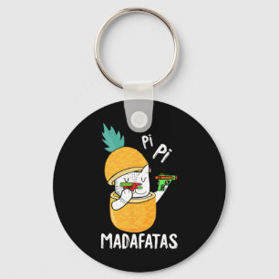 Pew Pew Madafakas Pi-day Funny Cat Teacher Student Key Ring