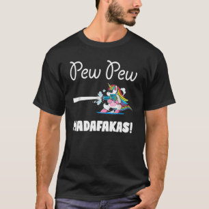 Pew Pew Madafakas Women Unicorn T-Shirt