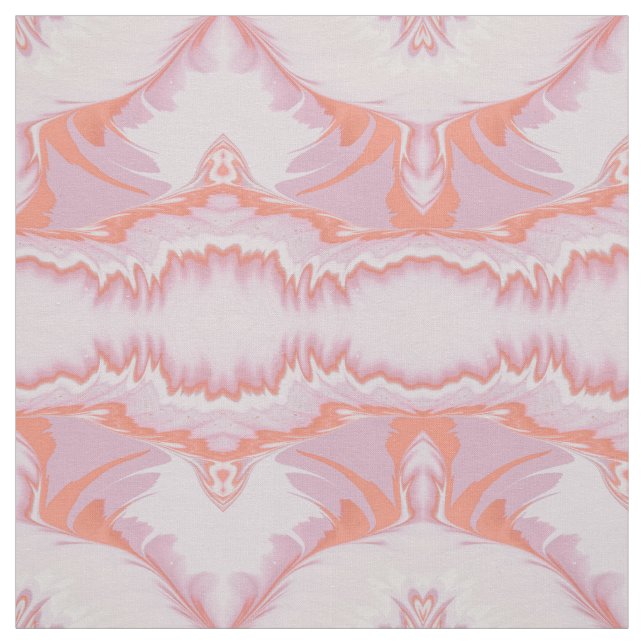 Pewal Pink Whimsical Intricate Pattern Multi Colou Fabric (Swatch)