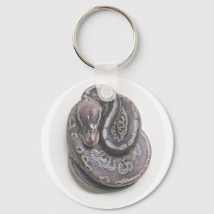 Pewter Ball Python Key Ring