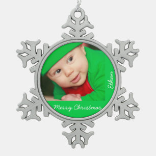 Pewter Christmas Ornaments With Baby