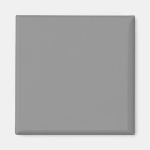 Pewter Grey Solid Colour Classic Elegant Magnet