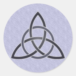 Pewter Trinity Knot Stickers