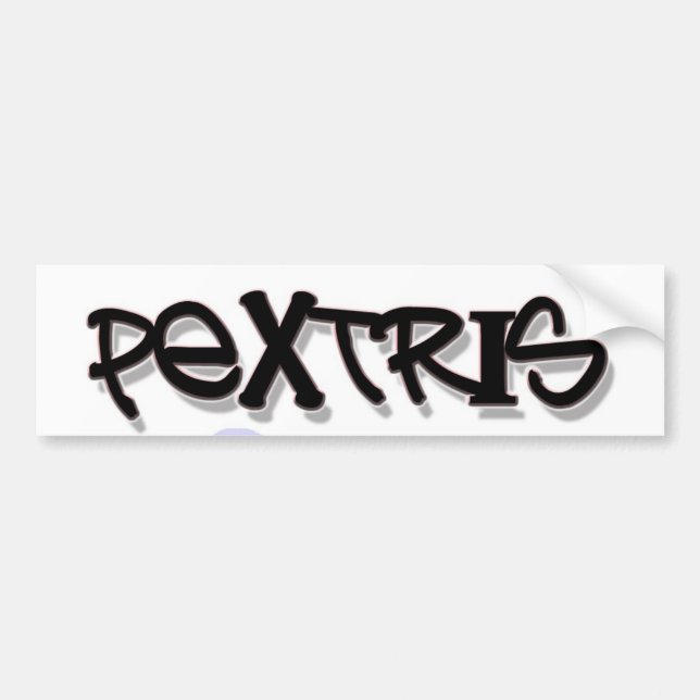 pextris bumper sticker (Front)