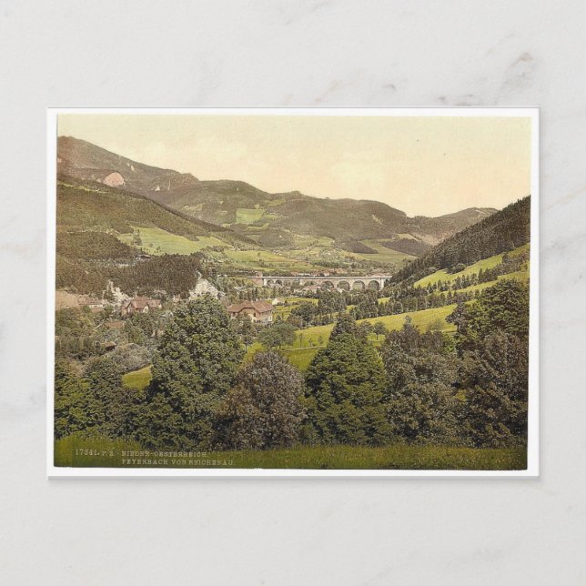 Peyerbach (i.e., Payerbach), from Reichenau, Lower Postcard (Front)