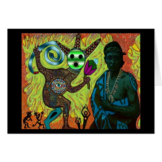Peyote Healing Card
