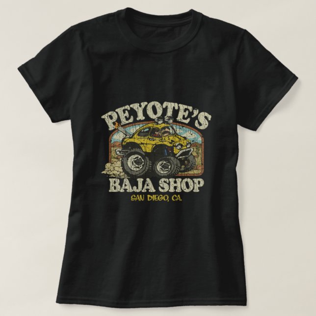 Peyote’s Baja Shop 1974 T-Shirt (Design Front)