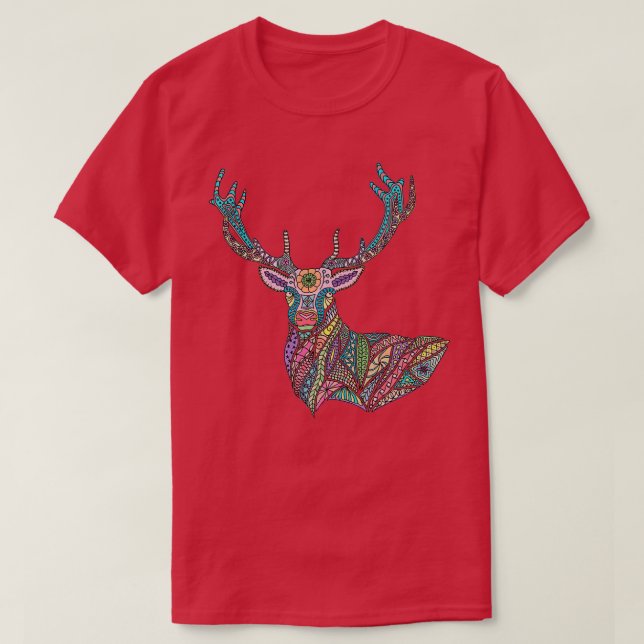 Peyote Stag T-Shirt (Design Front)