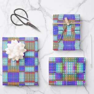 Peyote Stitch Mosiac Beading Tile Seamless Pattern Wrapping Paper Sheet