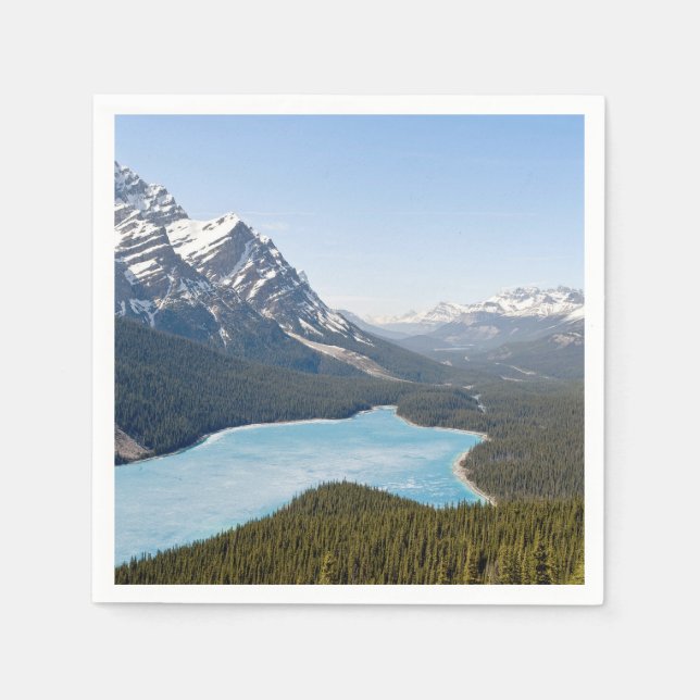 Peyto Lake - Banff National Park, Alberta, Canada Napkin (Front)