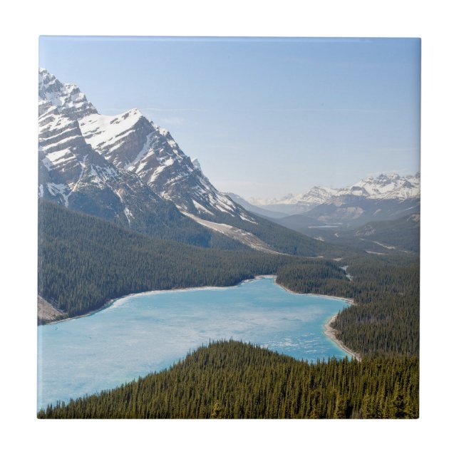 Peyto Lake - Banff National Park, Alberta, Canada Tile (Front)