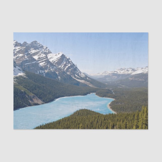 Peyto Lake - Banff National Park, Alberta, Canada  Tissue Paper (Front)