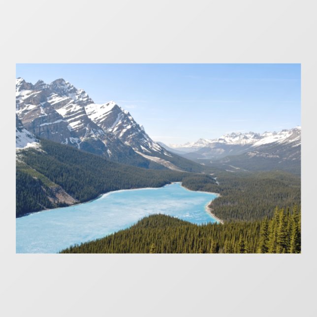 Peyto Lake - Banff National Park, Alberta, Canada Window Cling (Sheet)
