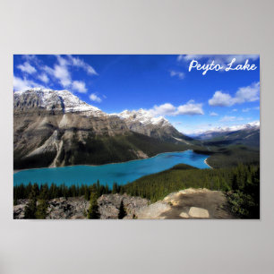 Peyto Lake, Banff National Park, Canadian Rockies Poster