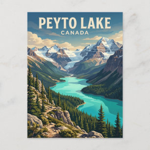 Peyto Lake Canada Postcard
