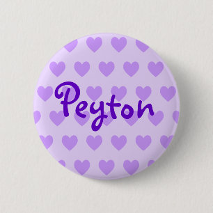 Peyton in Purple 6 Cm Round Badge