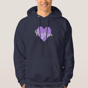 Peyton in Purple Hoodie