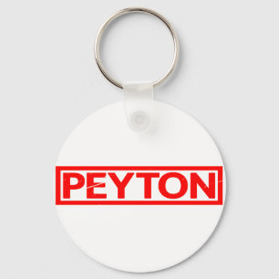Peyton Stamp Key Ring