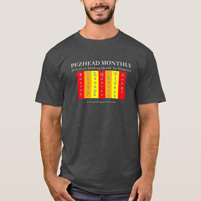 Pezhead Monthly 20-Year T-Shirt (Front)