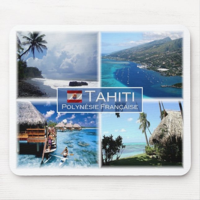 PF French Polynesia - Tahiti - Mouse Mat (Front)