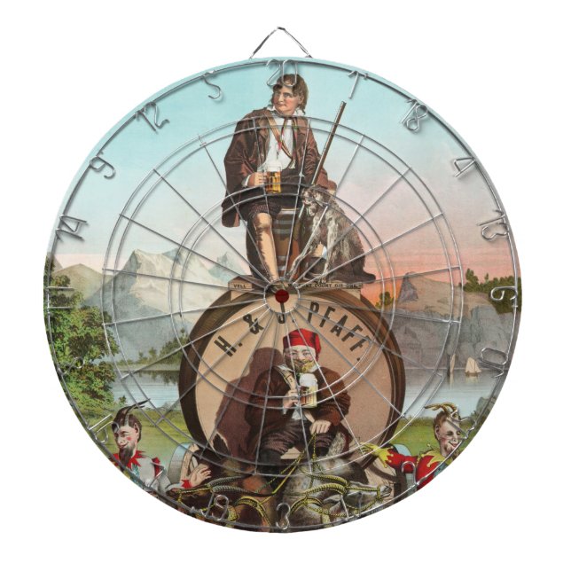 Pfaff Bock Beer Dartboard (Front)