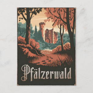 Pfälzerwald Palatinate Forest vintage Postcard
