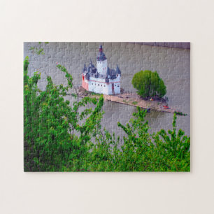 Pfalzgrafenstein Castle Germany. Jigsaw Puzzle