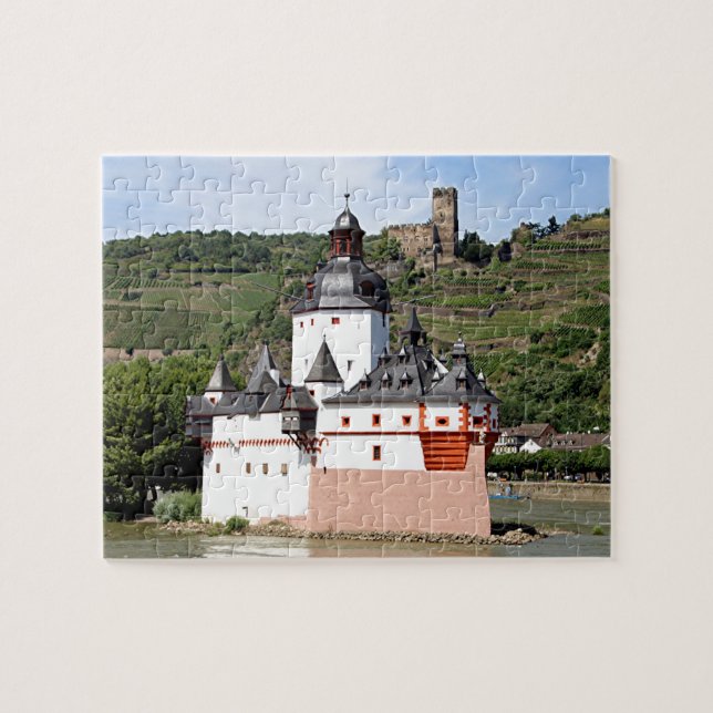 Pfalzgrafenstein Castle, Rhine River, Germany 3 Jigsaw Puzzle (Horizontal)