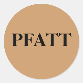 PFATT- Primitive Folk Art Trinkets and Treasures Classic Round Sticker